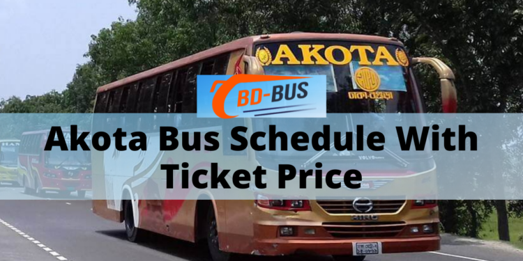 Akota Bus Schedule With Ticket Price