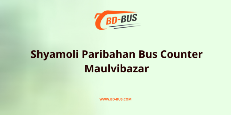 Shyamoli Paribahan Bus Counter Maulvibazar