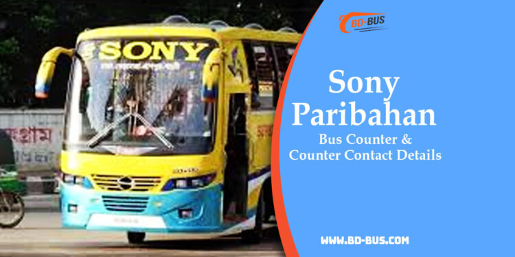 Sony Paribahan Bus Counter With Counter Contact Details