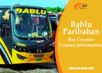 Bablu Paribahan Bus Counter Contact Information