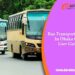 Bus Transport Service In Dhaka City- User Guide