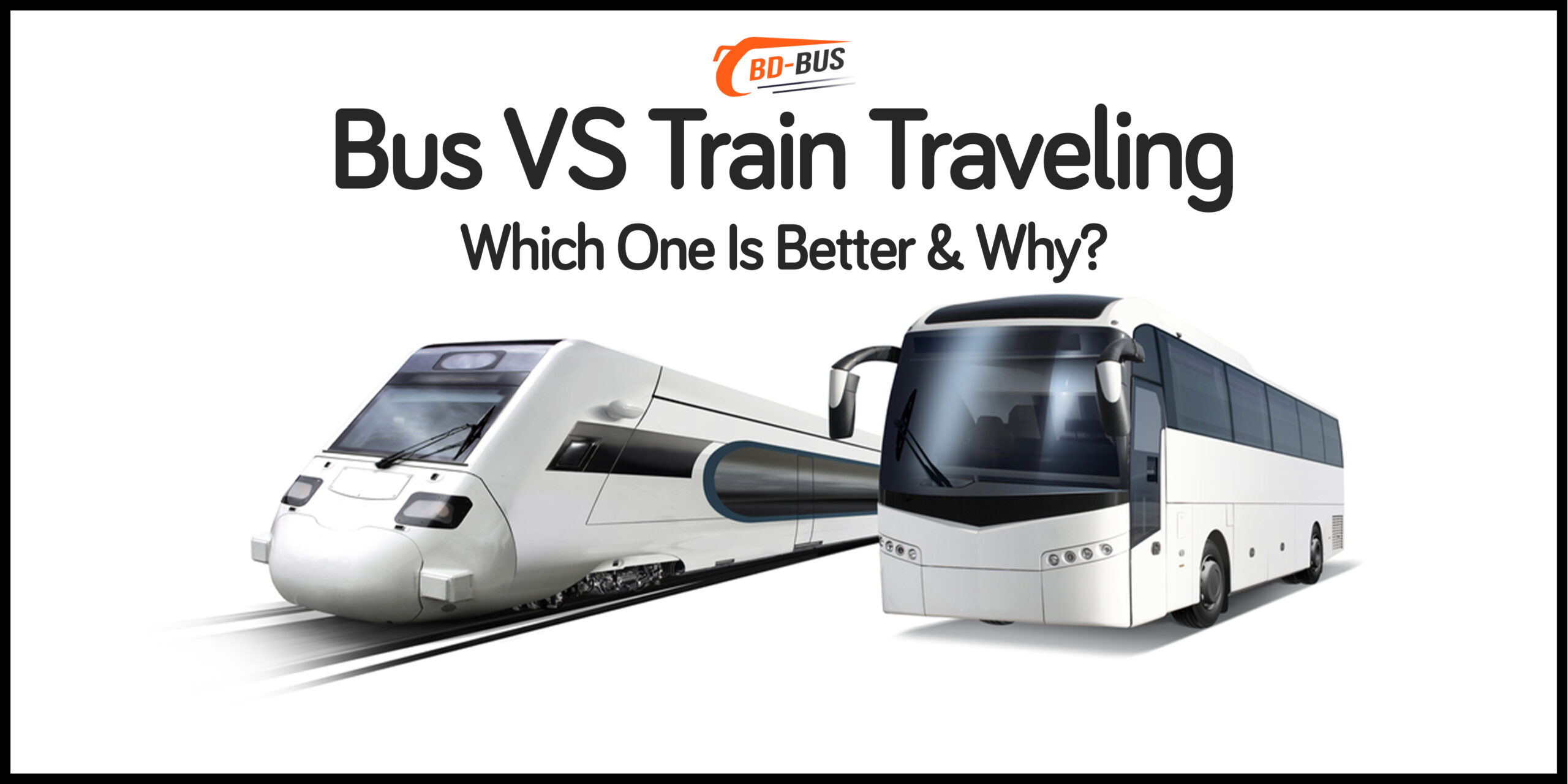 train or bus for travel