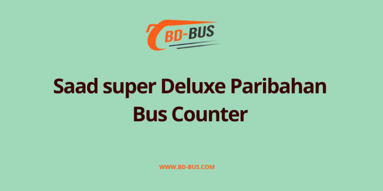 Saad super Deluxe Paribahan Bus Counter