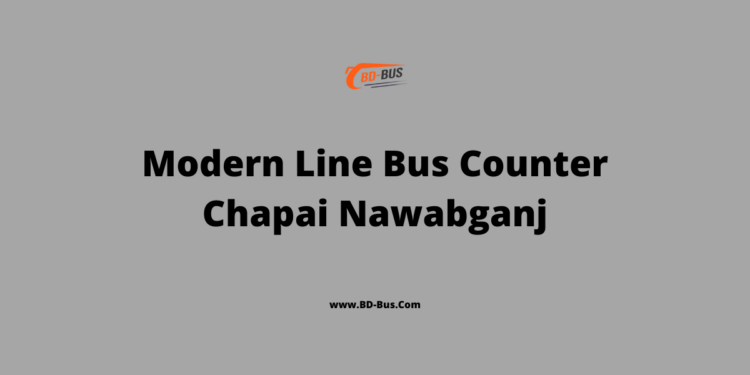 Modern Line Bus Counter Chapai Nawabganj