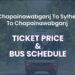 Chapainawabganj To Sylhet To Chapainawabganj Bus Ticket Price & Bus Schedule