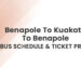 Benapole To Kuakata To Benapole Bus Schedule & Ticket Price