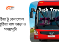Puthia To Benapole To Puthia Bus Schedule &Ticket Price